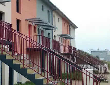 escalier métallique extérieur Rennes-2